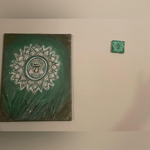 BLESSED ANGELS Mini Chakra Collection✨ 7 pc Chakra paintings - Picture 7 of 7